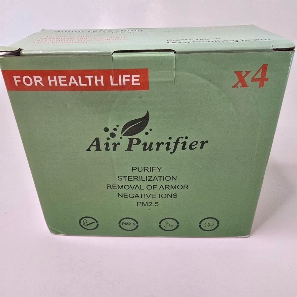 New 4 Pack Plug In Air Purifier Negative Ion Smoke Odor Dust Eliminator for Home